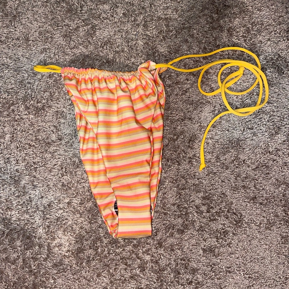 Volcom Stripe Or Wrong Bikini Bottom
